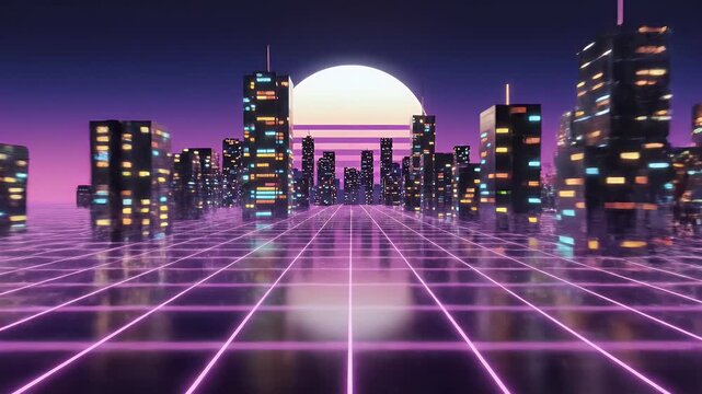 A vibrant, retro-futuristic arcade scene showcases a glowing 'Neon Quest' game cabinet set against a stylized cityscape, evoking a nostalgic and immersive gaming experience.