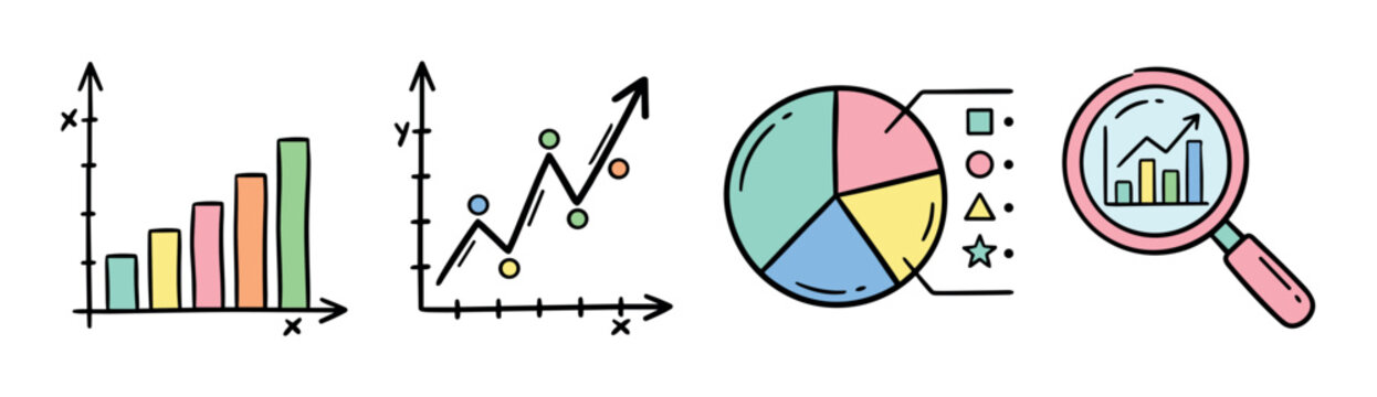 Graph Plot Doodle Image Pie Chart Doodle Images – Browse 8,441 Stock Photos, Vectors, and Video ...