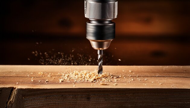 drilling a wood