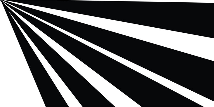 Comic book speed lines isolated on white background stripe effect style for manga speed frame, superhero action, explosion background. Motion line effect, pop art. Vector 10 eps