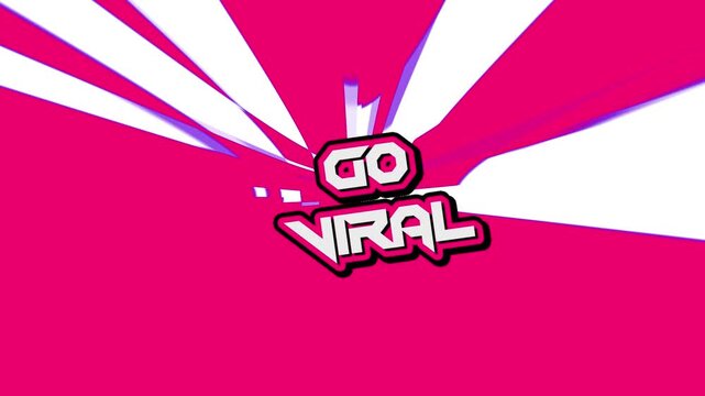 Go Viral Graphic: A dynamic and eye-catching graphic with vibrant colors and bold typography, designed to capture attention and promote virality.