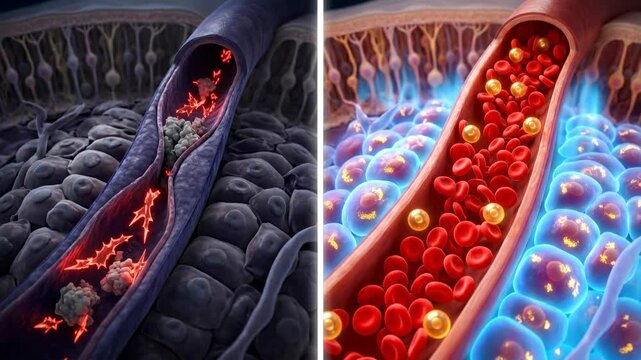 Blood Vessel Health Comparison