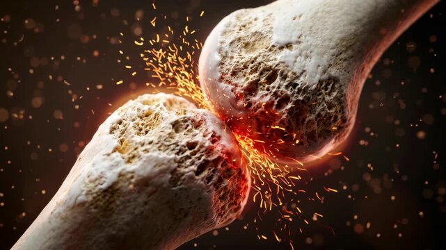 Bone Joint Friction Sparks