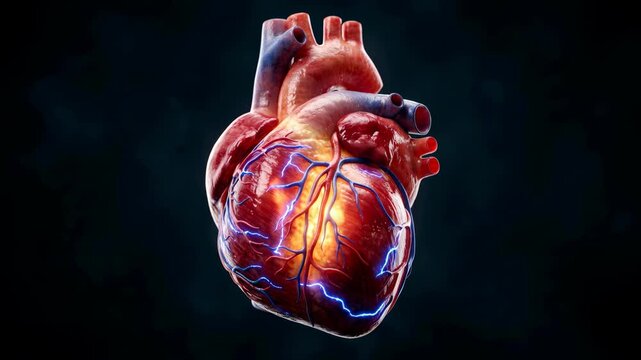 Human Heart Anatomy Animation