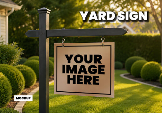 Yard Sign Mockup