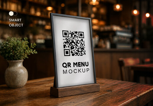 QR Menu Mockup