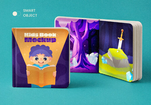 Kids Book Mockup