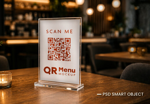Qr Menu Mockup