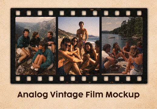Analog Vintage Film Mockup