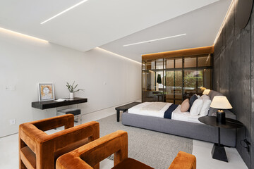 Obraz premium Luxury modern interior and exterior