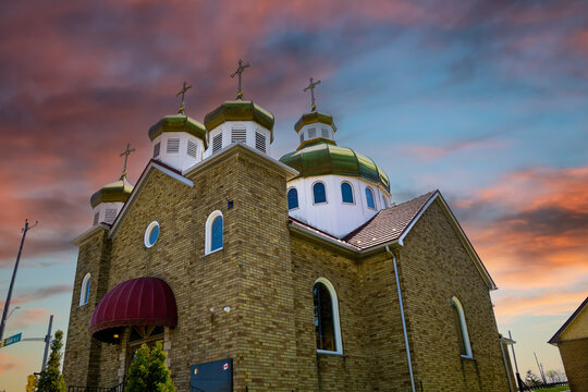 St. Stephen the Great and Nectarius Romanian Orthodox Church as seen on April 26 2026.