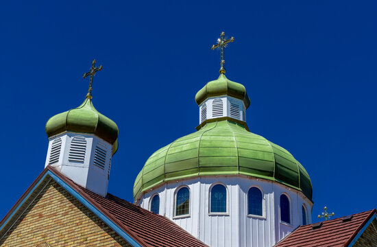 St. Stephen the Great and Nectarius Romanian Orthodox Church as seen on April 26 2026.