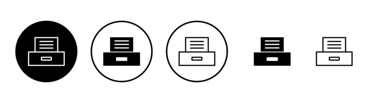 Archive folders icon vector. Document vector icon. Archive storage icon.