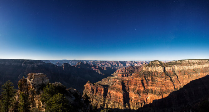 Grand Canyon under Supermoon