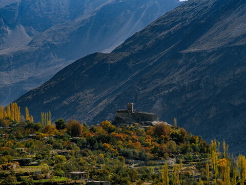 Autumn Views of Karimabad, Hunza, Pakistan