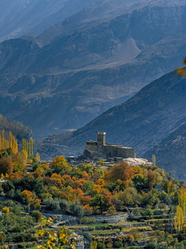 Autumn Views of Karimabad, Hunza, Pakistan