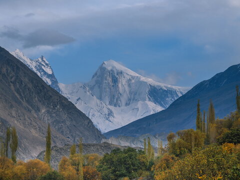 Autumn Views of Hoper, Nagar Pakistan