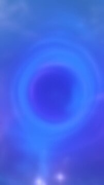 Purple and blue vertical cosmic aura with mystical radiance and deep space shimmer for spiritual and sci-fi portrait format motion backgrounds