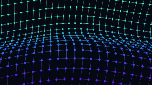 Blue purple gradient wireframe grid abstract background for technology websites
