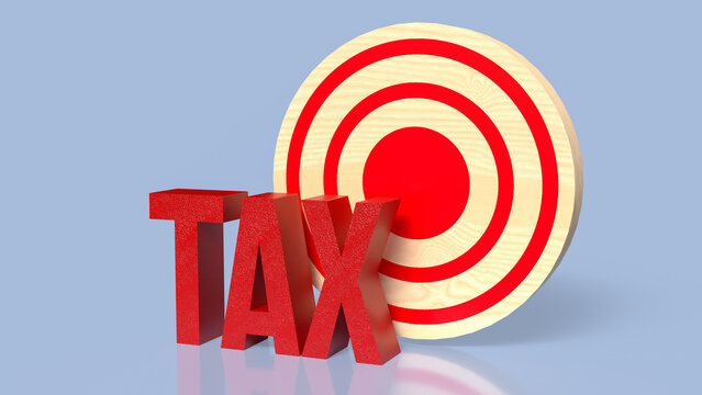 Targeted Tax Planning Strategy 3d render.
