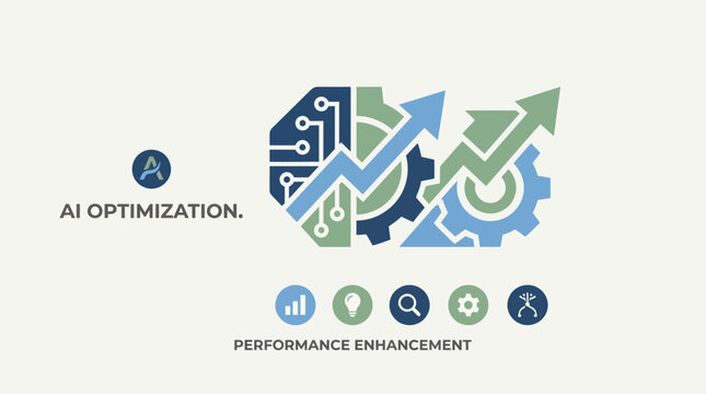 AI optimization performance enhancement concept.