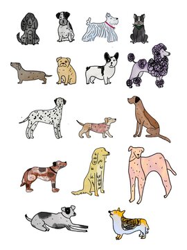 Dog stickers