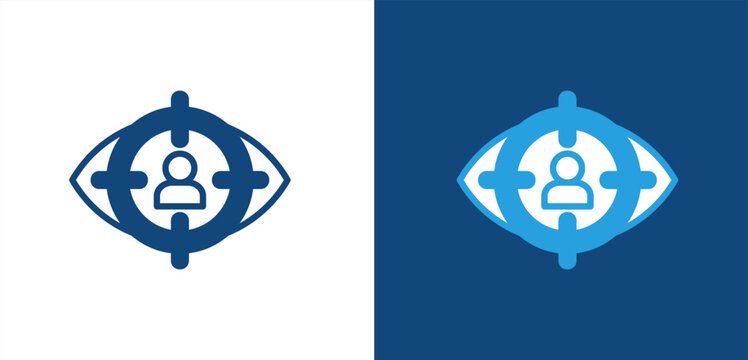 Target Audience icon, with light and dark.