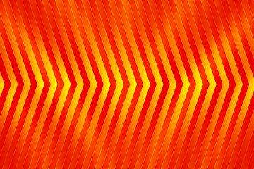 Abstract background with red and yellow diagonal chevron stripes pattern © ArfD