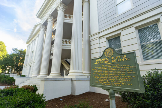 Holmes - Hunter Academic Building on the University of Georgia campus in Athens, Georgia.