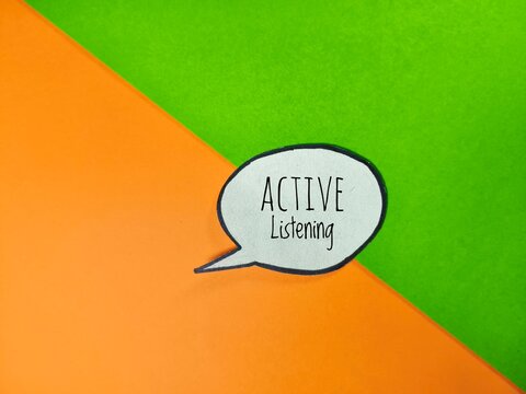 A concept of active listening bridge between perspectives.