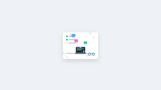 Illustrative Concept of Collaborative Software Development Workflow, Featuring Code, Communication, and Data Exchange on a Digital Interface