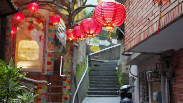 九份（台湾）の静かな路地
