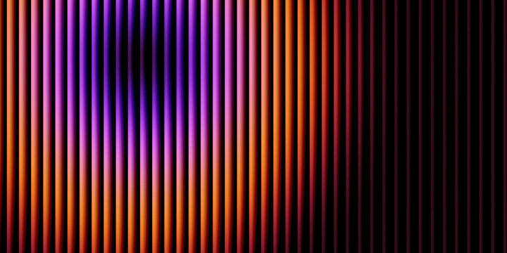 Gradient lines abstract background transitioning from purple to orange to black