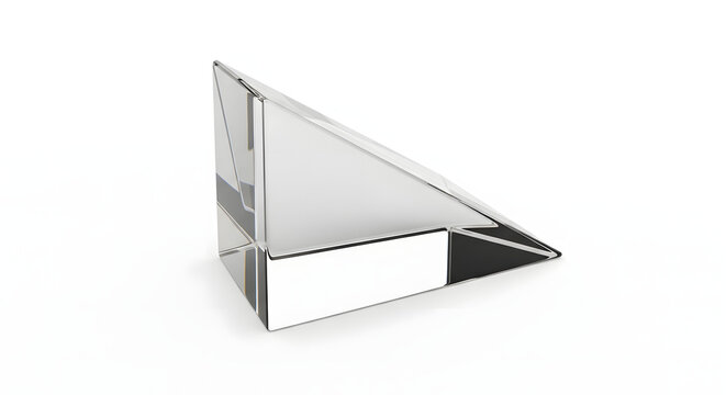 Glass Equilateral Prism Optical Refraction Tool
