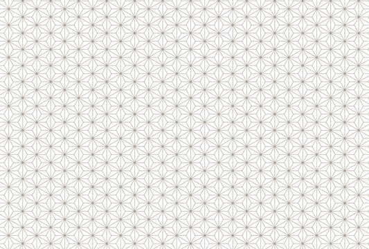 Minimalist Japanese Hemp Leaf Geometric Pattern Background