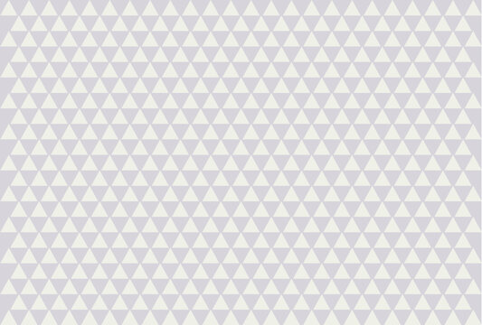 Minimalist light purple triangle geometric seamless pattern background