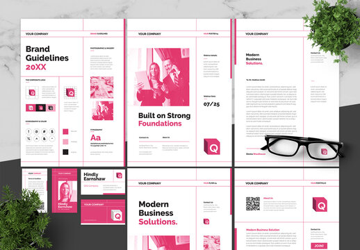 Pink Corporate Brand Guidelines