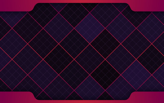 Abstract Red and Blue Square Pattern Modern Background Vector Illustration