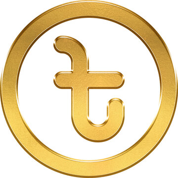 Luxury golden Bangladesh Taka currency symbol for financial banking