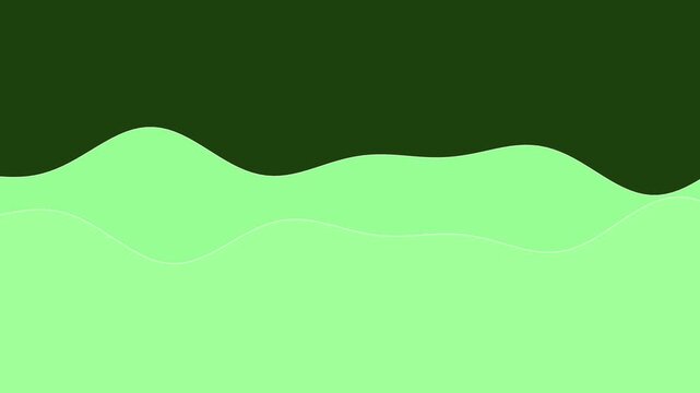 121 Wave Line Light Green 2Lines Normal Down C - Animated Background Loop