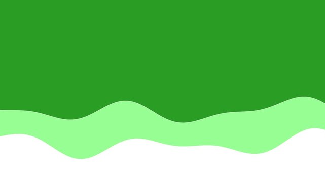 123 Wave Line Light Green 2Lines Slow Up A - Animated Background Loop