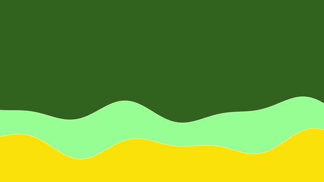 123 Wave Line Light Green 2Lines Slow Up B.- Animated Background Loop