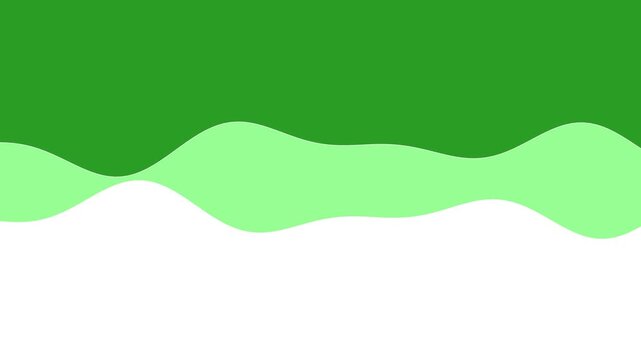 127 Wave Line Light Green 2Lines Fast Down A - Animated Background Loop