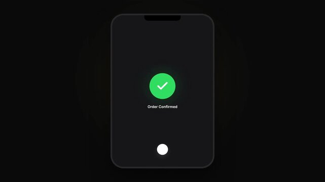 Smartphone Interface: Account Homepage and Successful Verification Process.