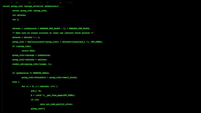 Hacker Code Terminal Screen Cybersecurity Programming Text Digital Security Concept