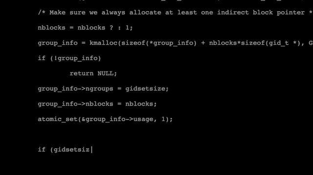 Hacker Code Terminal Screen Cybersecurity Programming Text Digital Security Concept
