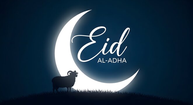 Eid al adha festival concept clear and colorful eid ul adha greeting