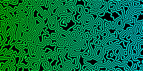 Topographic map background geographic line map with elevation assignments. Modern design with White background with topographic wavy pattern design.paper texture Imitation of a geographical map shades © ANAK