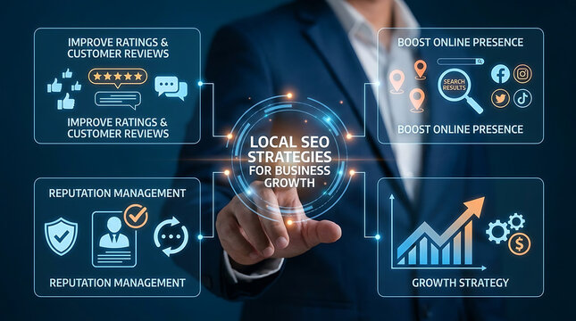 Strategic Local Search Engine Optimization for Business Growth Enhancing Customer Reviews Rating and Online Digital Marketing Presence via Reputation Management for Small Enterprise and Ecommerce