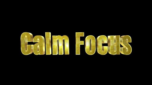 Golden metallic letters KMN on black background with light reflections